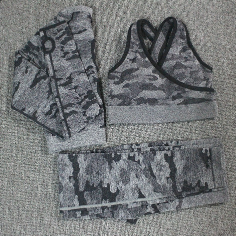 SET Camouflage Träningskläder