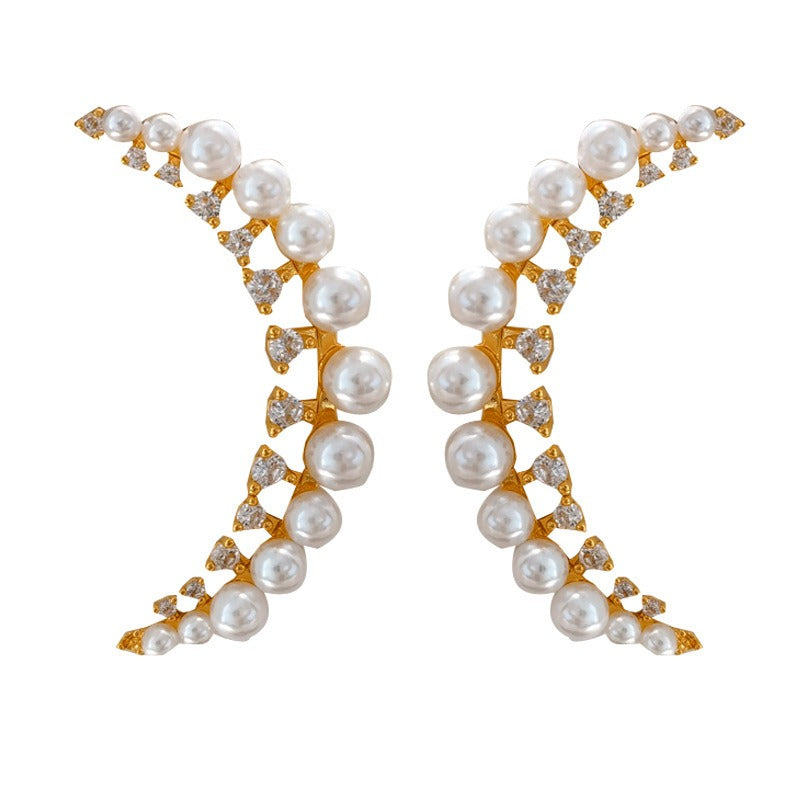 Zircon earrings