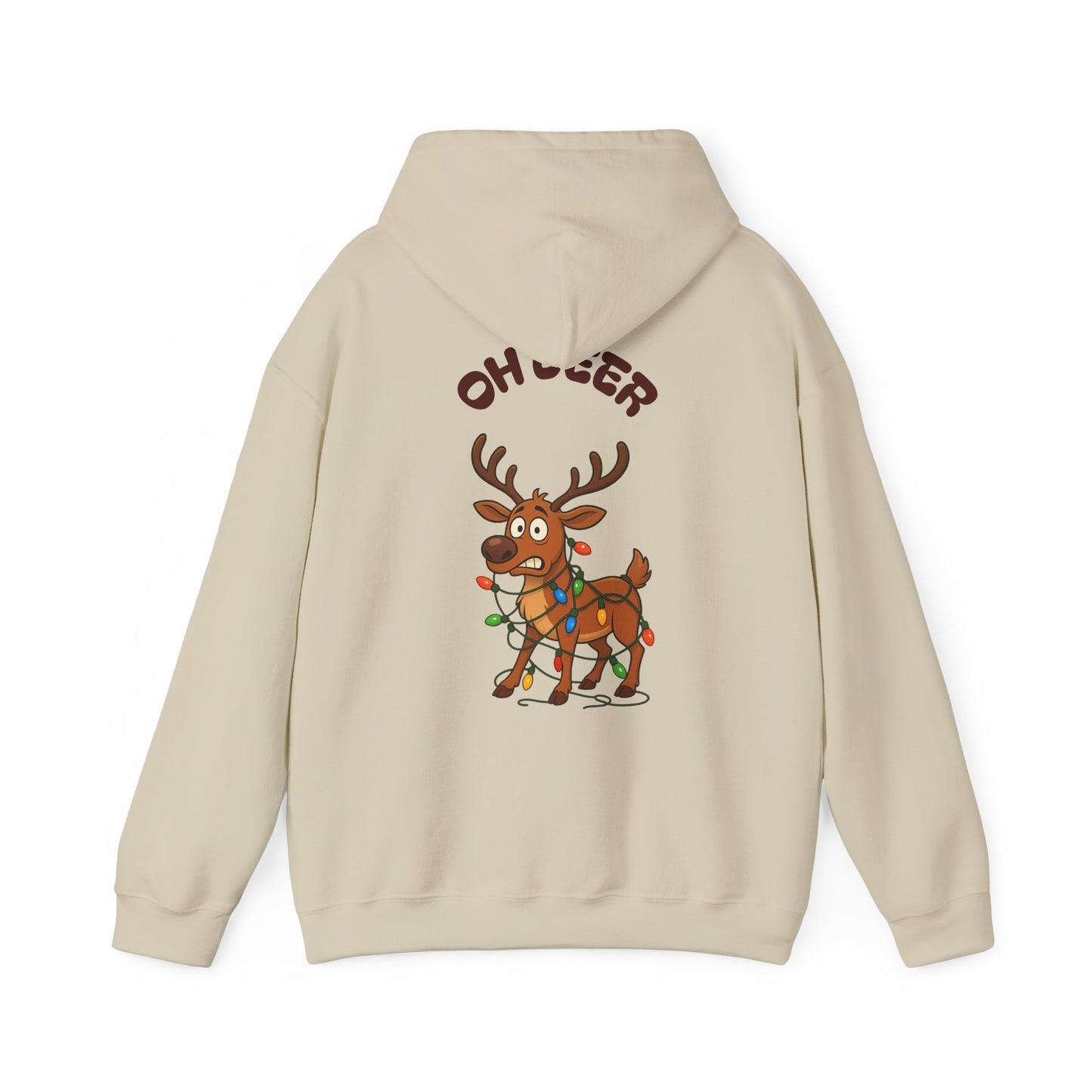 Hus41 Unisex Sweatshirt Hoodie - OH DEER Jultröja