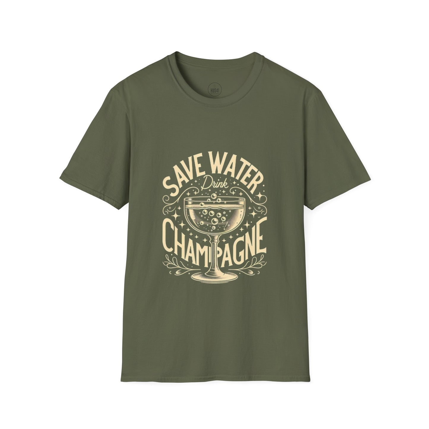 Hus42 T-shirt - Champagne Lover