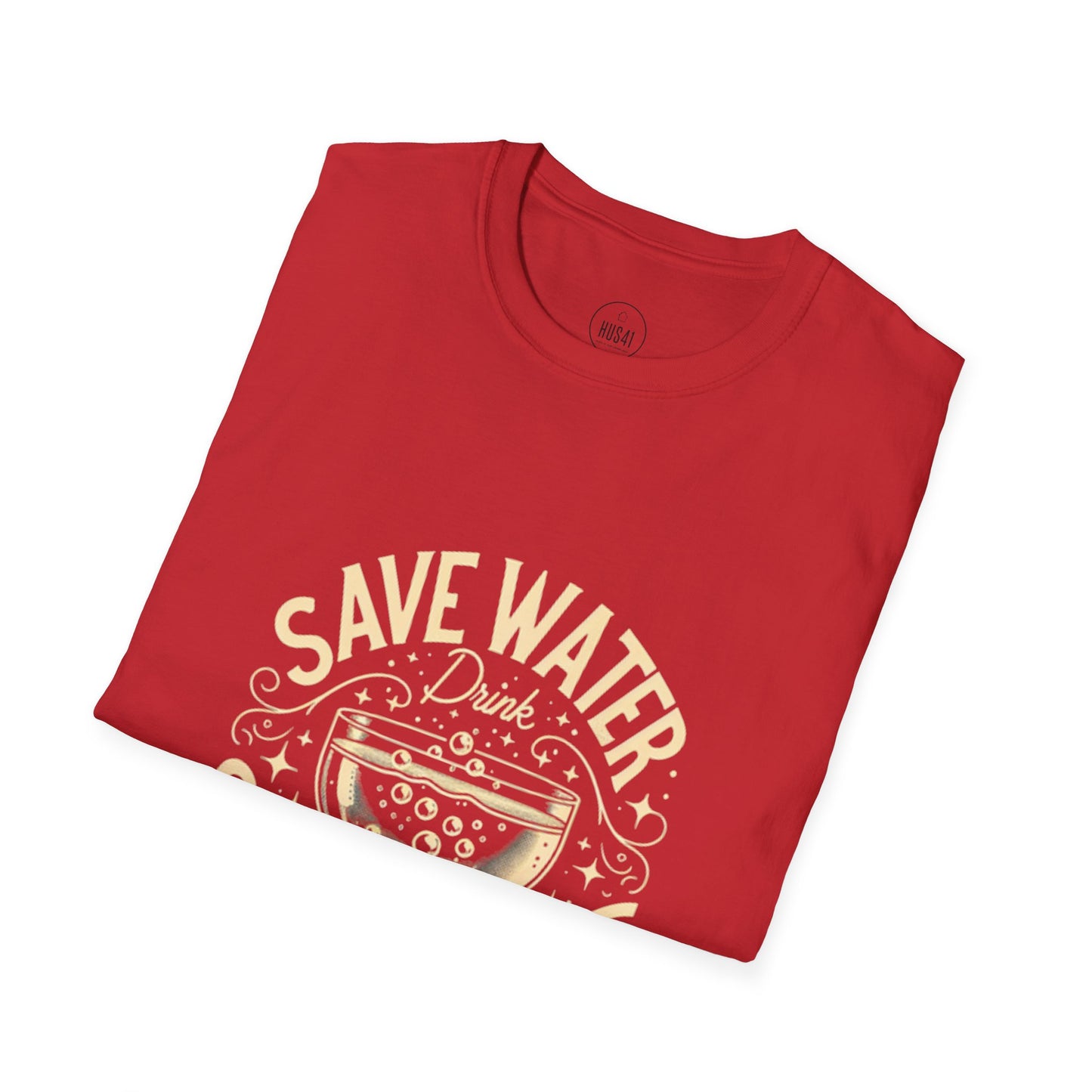 Hus42 T-shirt - Champagne Lover