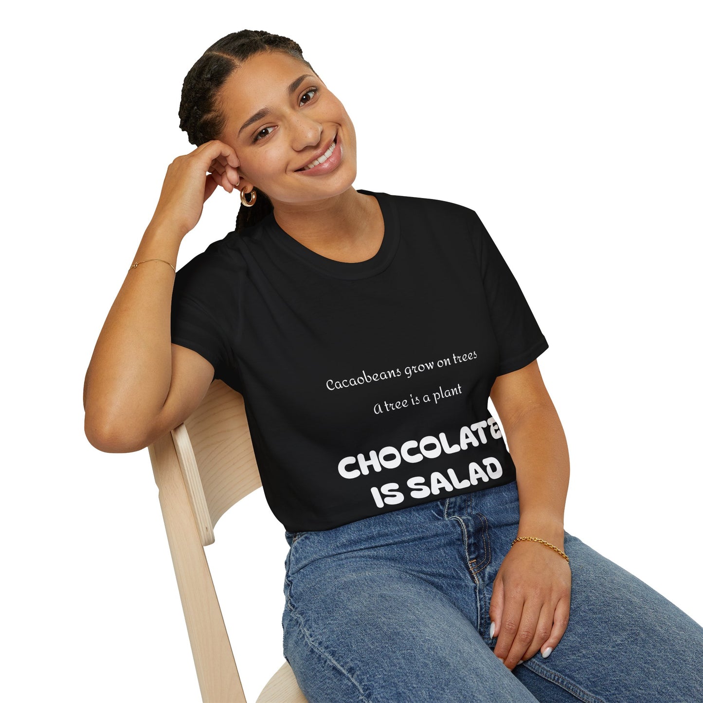 Hus41 T-Shirt - Chocolate is salad