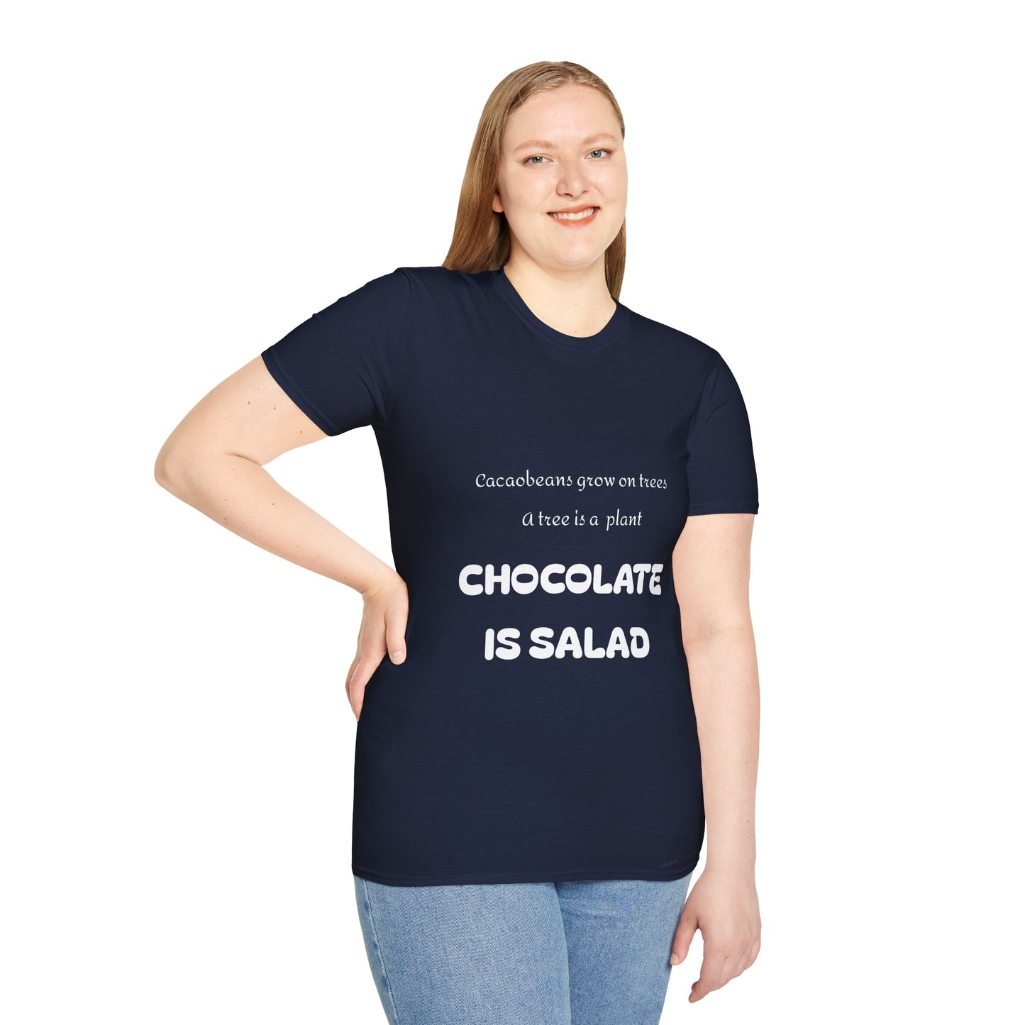 Hus41 T-Shirt - Chocolate is salad
