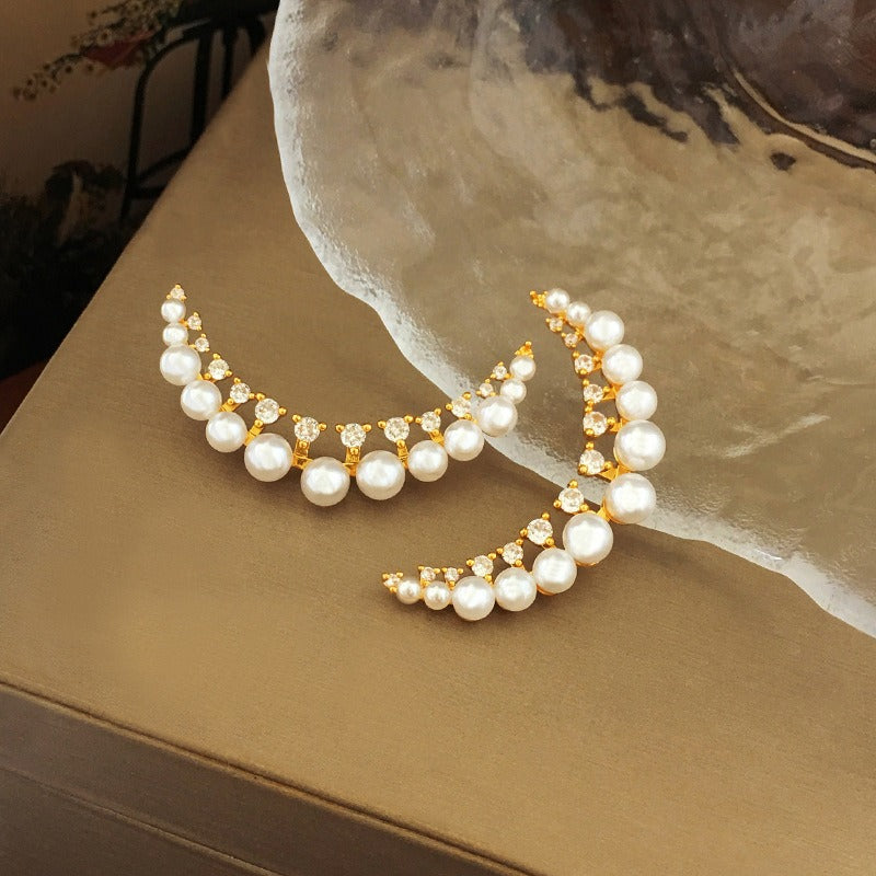 Zircon earrings