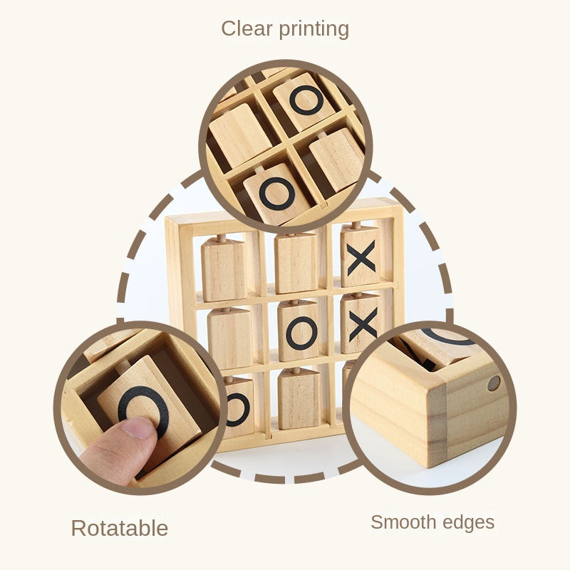 Wooden 3D XO Pussel