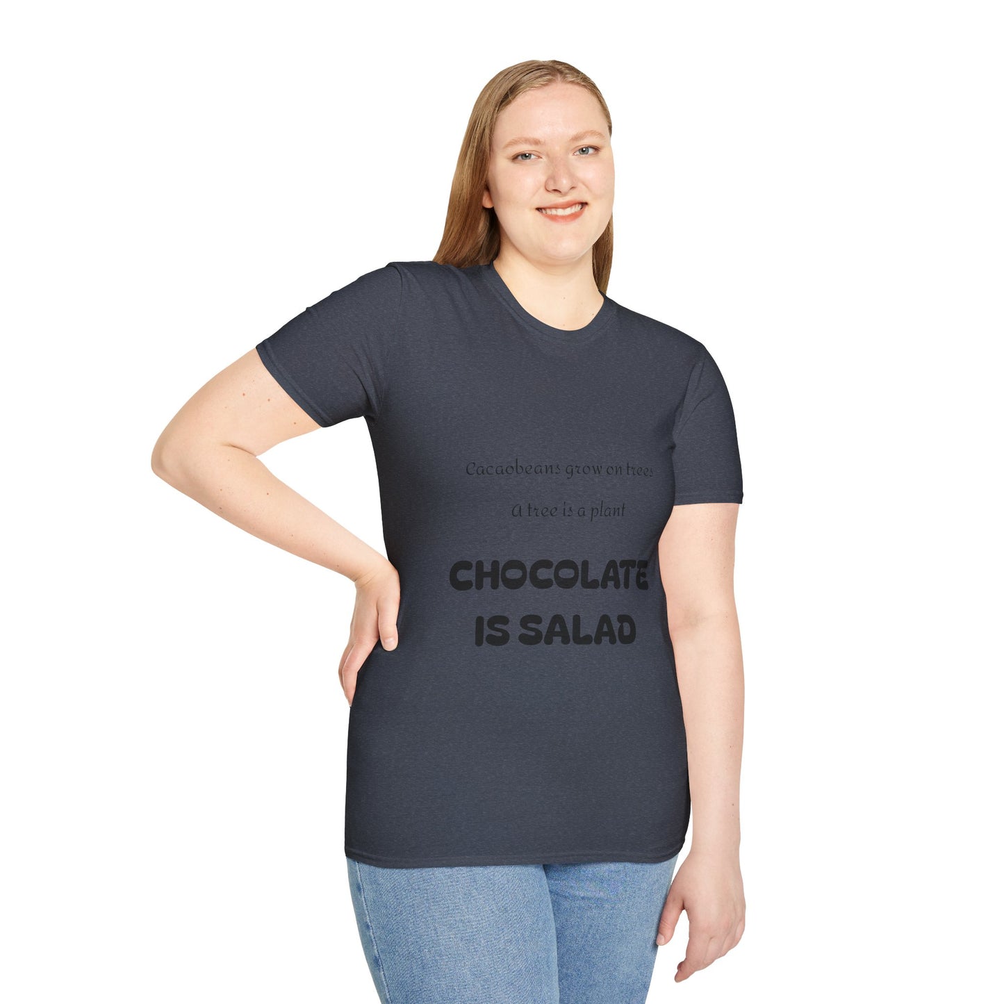Hus41 T-Shirt - Chocolate is salad