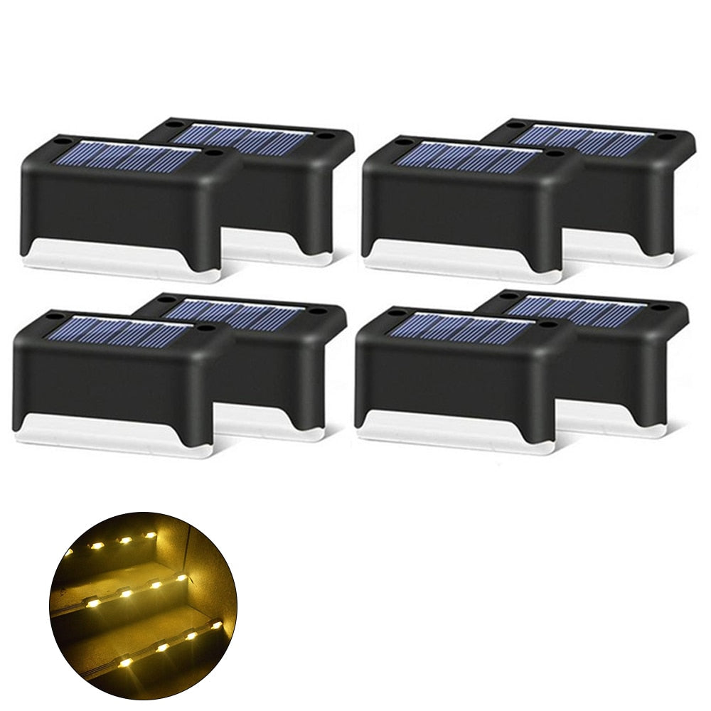 Solar lights for balcony railings, stairs, etc.