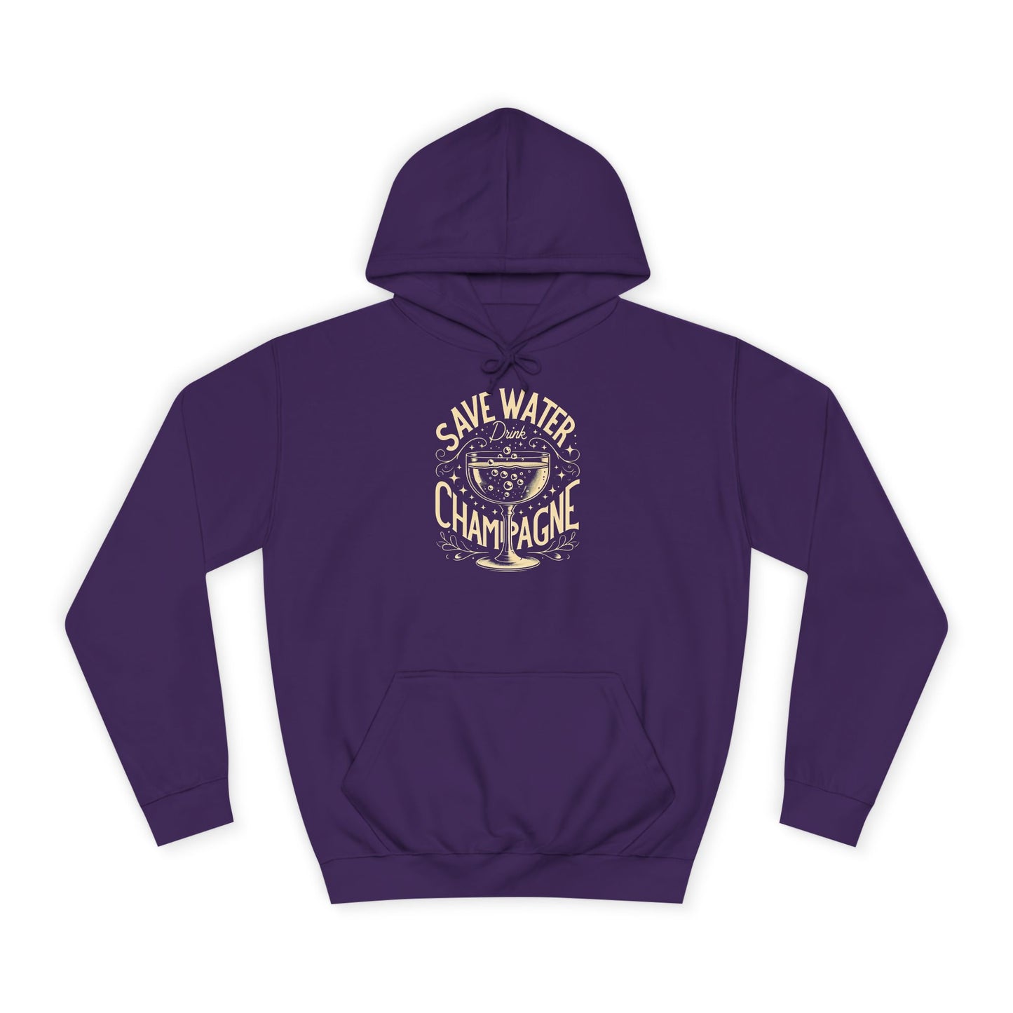 Unisex College Hoodie - Champagne Lover