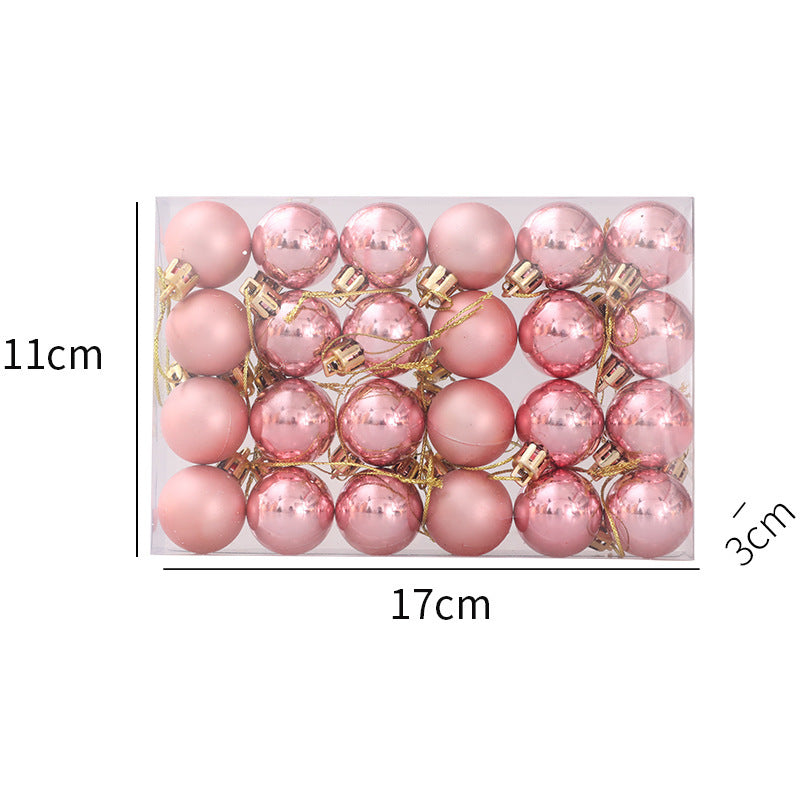 Christmas balls 24pcs