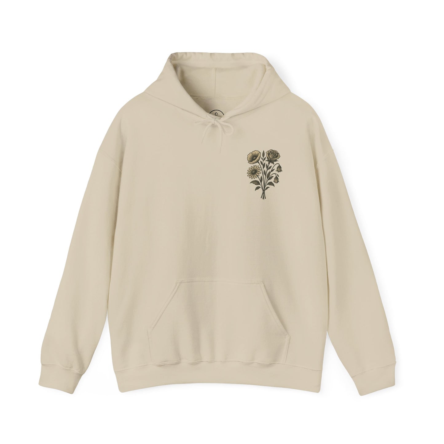 Hus41 Unisex Sweatshirt Hoodie - Flowers are my therapy