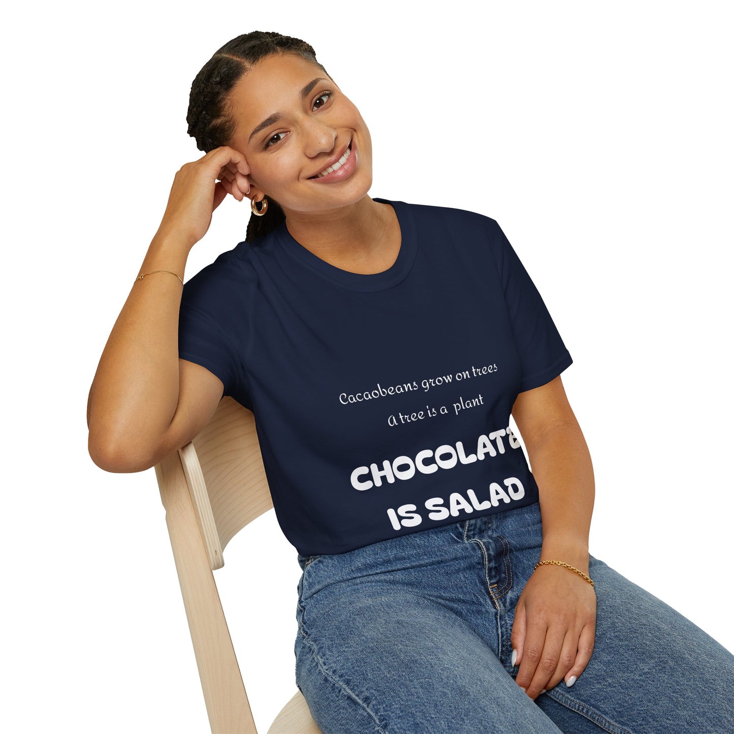 Hus41 T-Shirt - Chocolate is salad
