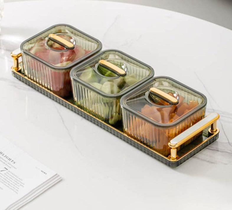 Bricka med skålar - Villarudskogen