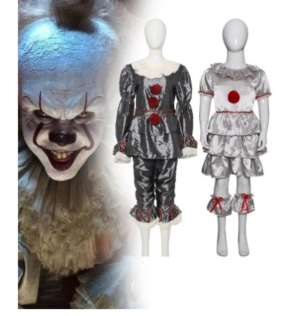 Halloween Kostym Clown Pennywise