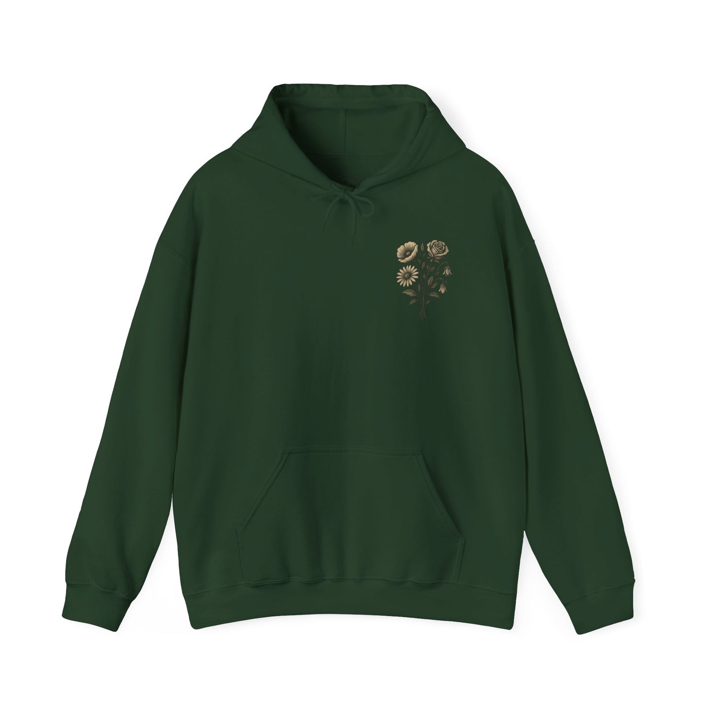 Hus41 Unisex Sweatshirt Hoodie - Flowers are my therapy