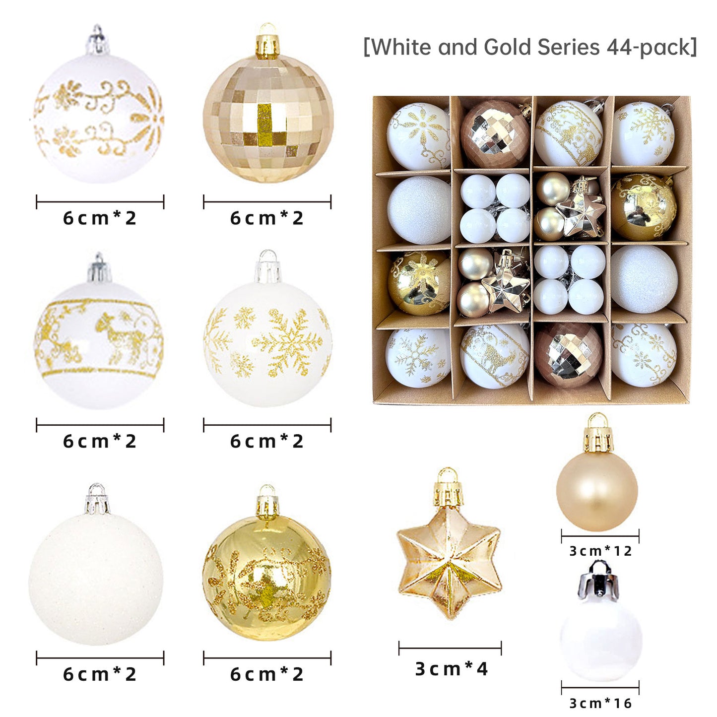 Christmas balls 40pcs