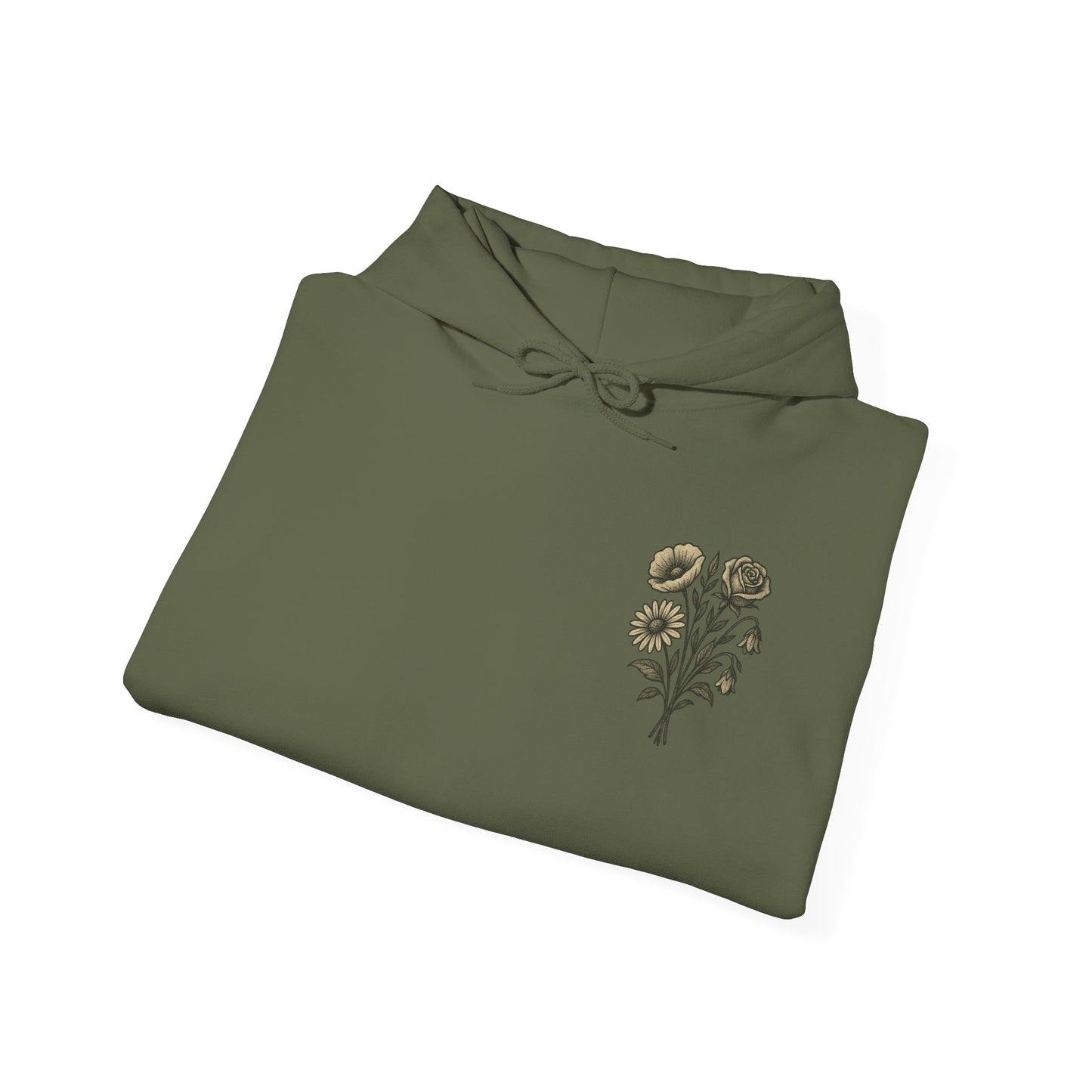 Hus41 Unisex Sweatshirt Hoodie - Flowers are my therapy