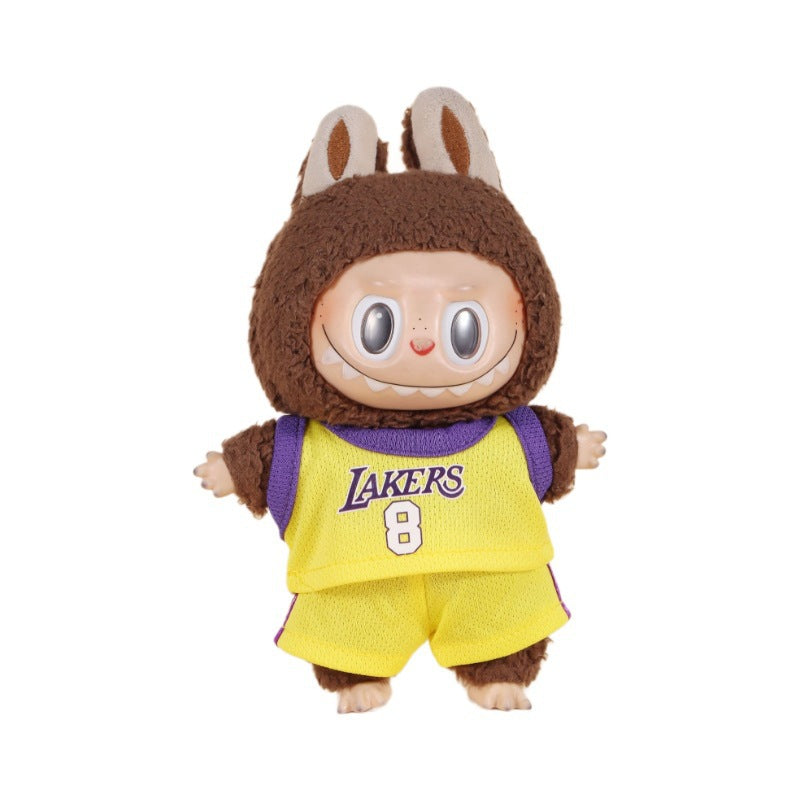 Labubu Doll Clothing Jersey 17cm Pendant First and Second Generation