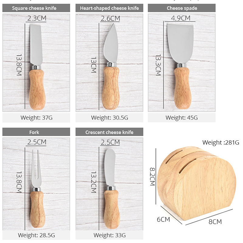Cheese knife set