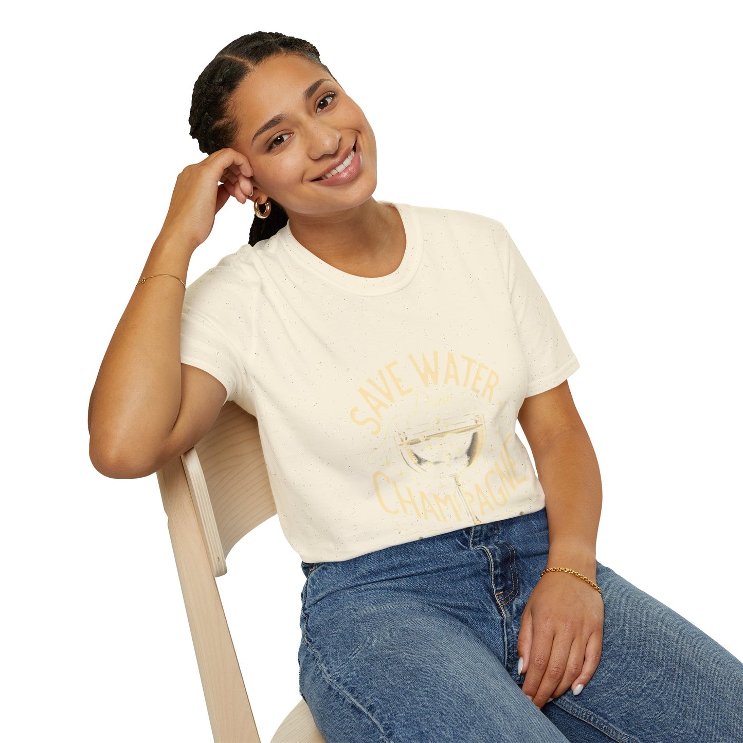 Hus42 T-shirt - Champagne Lover