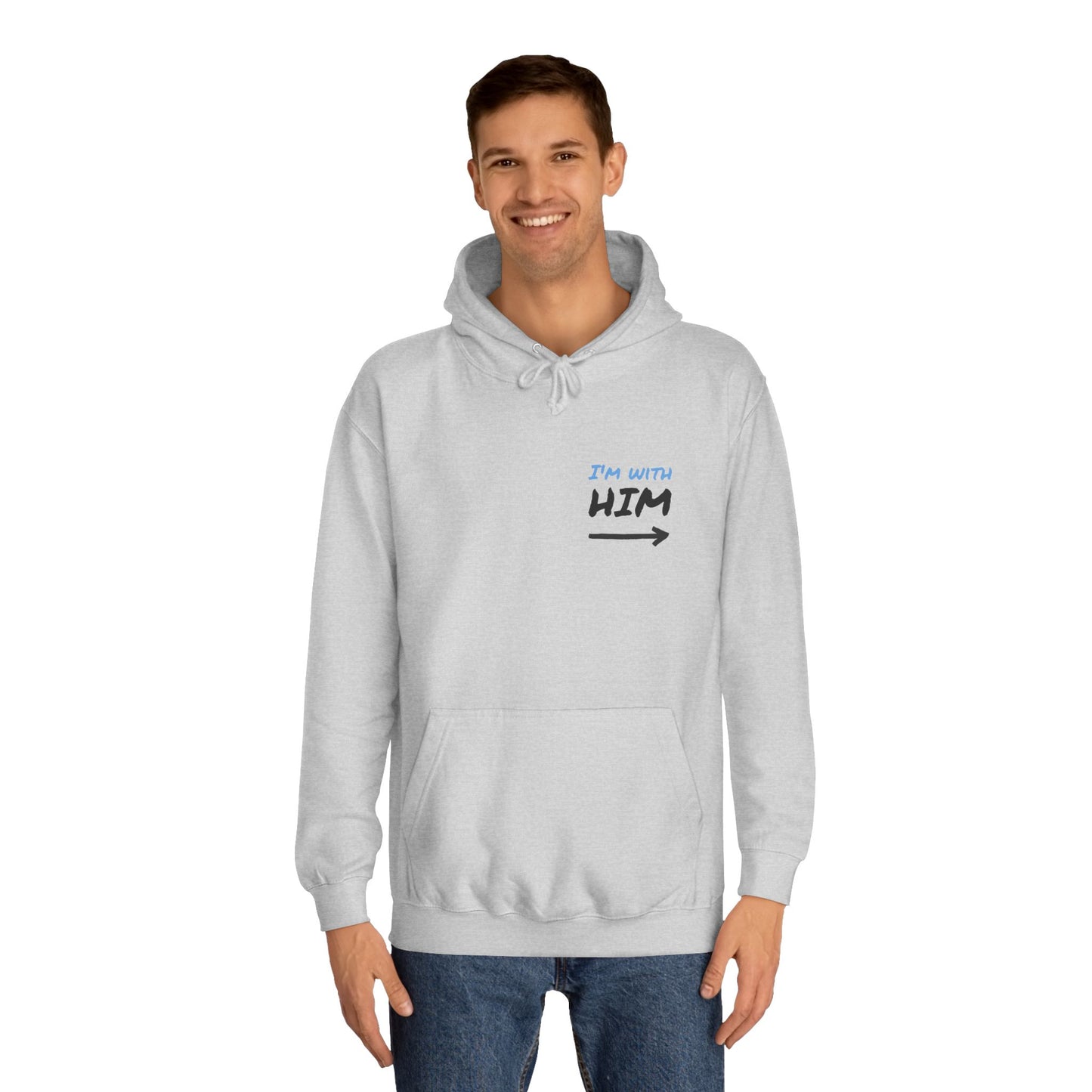 Hus41 College Hoodie - Love you with all my butt