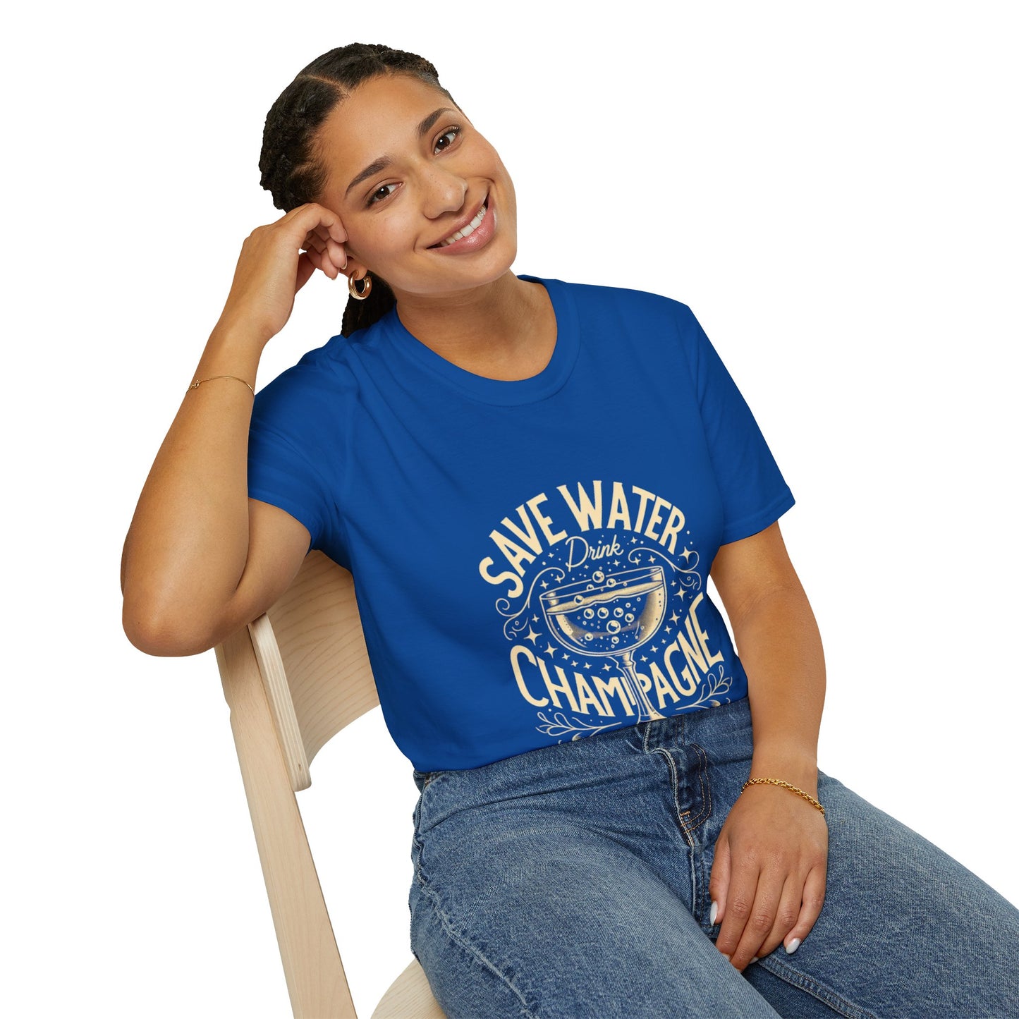 Hus42 T-shirt - Champagne Lover