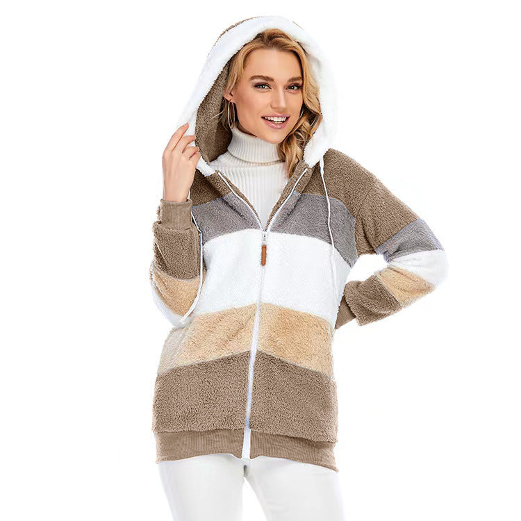 Hoodie Randig