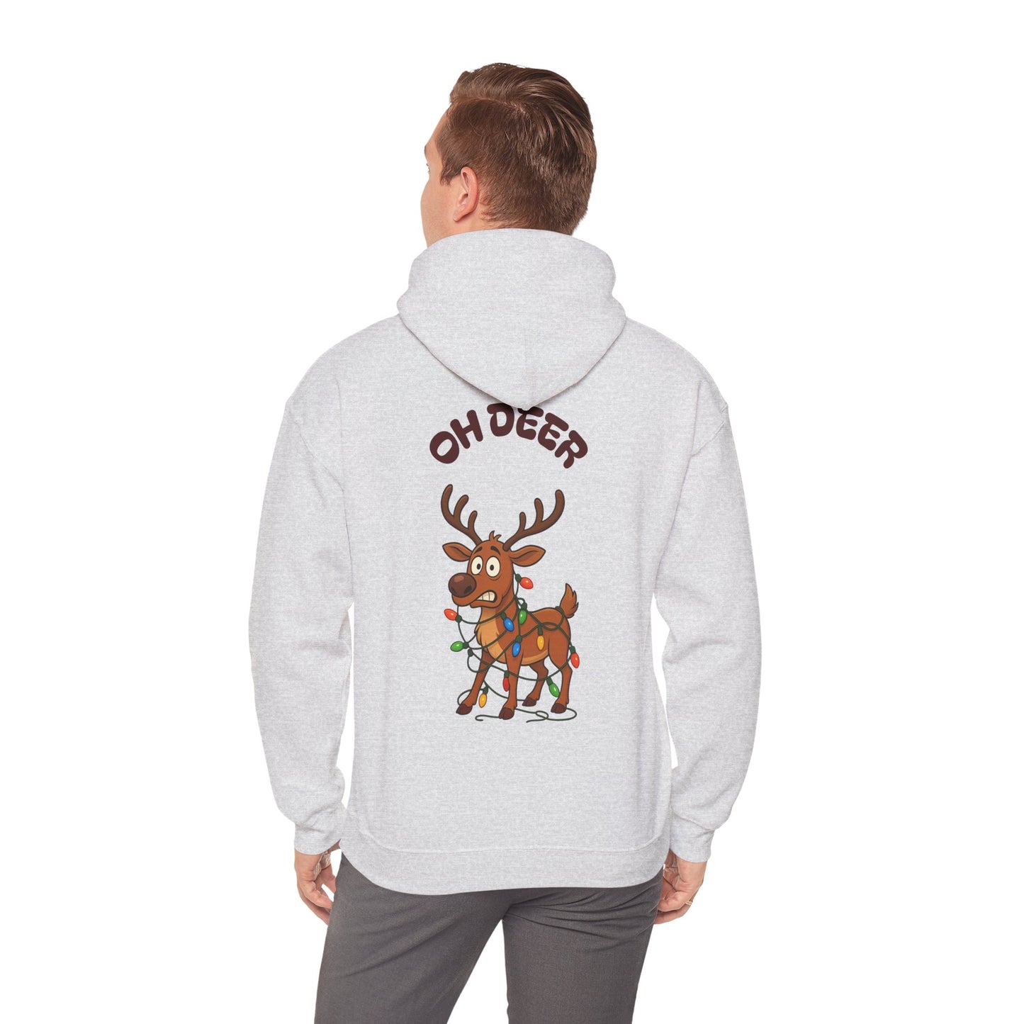 Hus41 Unisex Sweatshirt Hoodie - OH DEER Jultröja