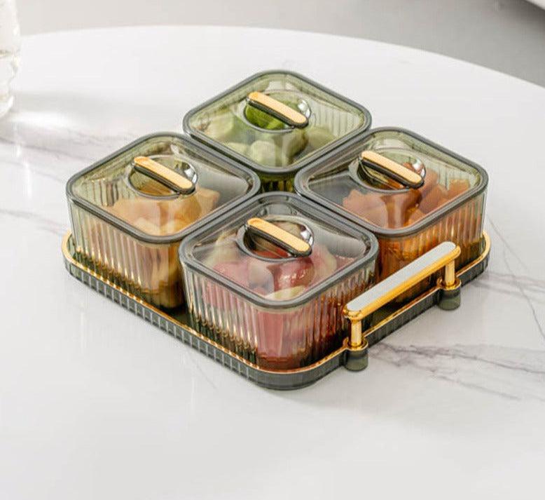 Bricka med skålar - Villarudskogen