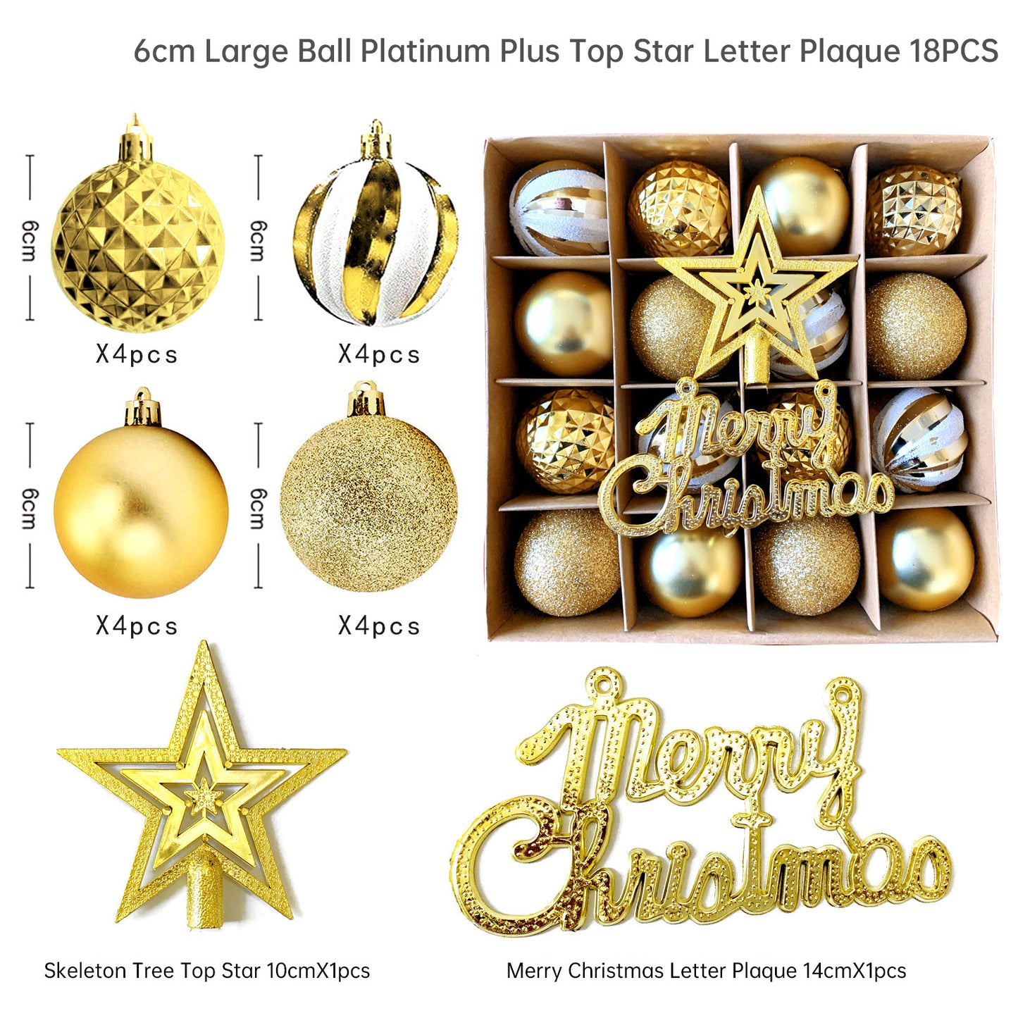 Christmas balls 40pcs