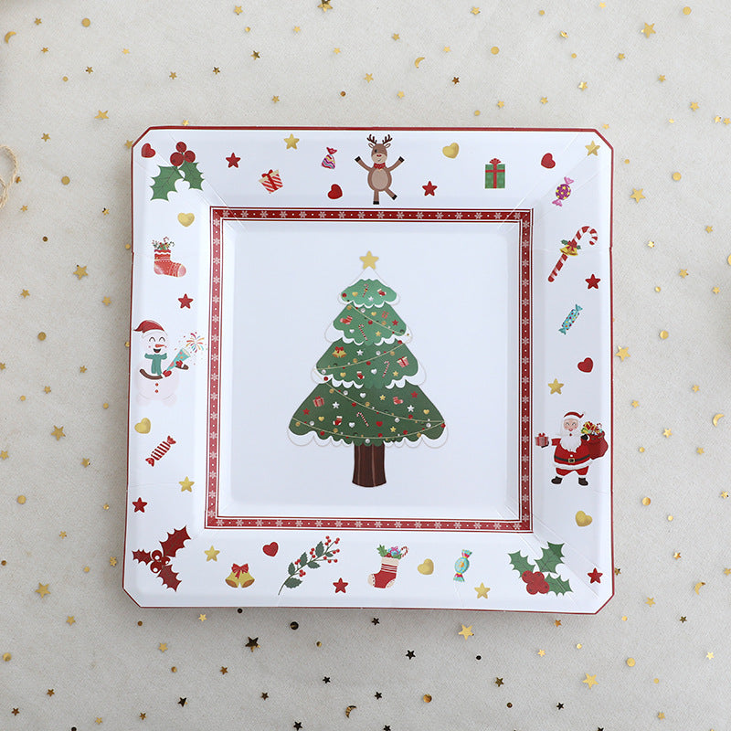 Paper plates Paper cups CHRISTMAS
