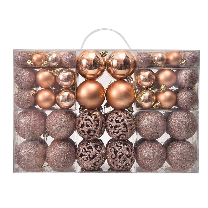 3/4/6cm 100pcs Julgranskulor