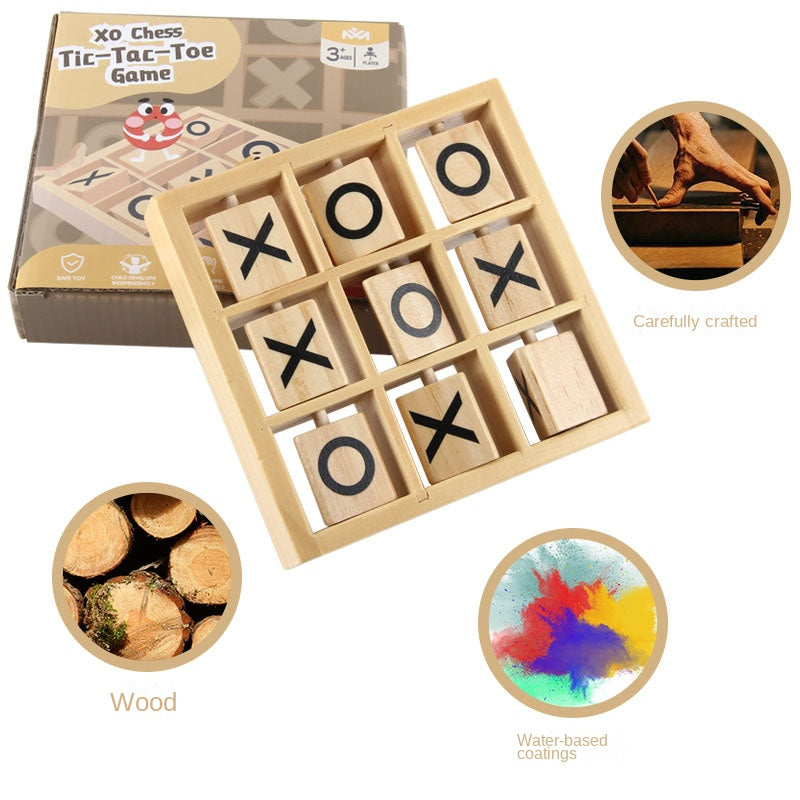 Wooden 3D XO Pussel