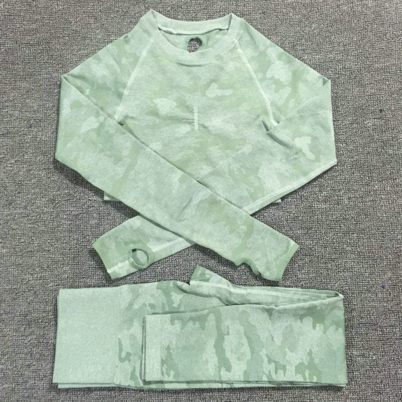 SET Camouflage Träningskläder