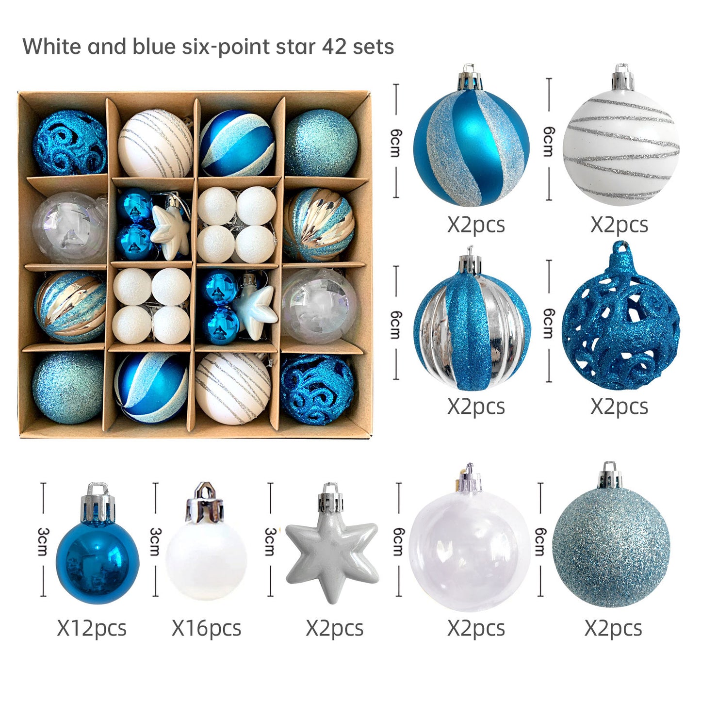 Christmas balls 40pcs