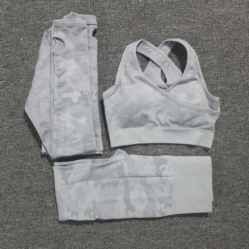 SET Camouflage Träningskläder
