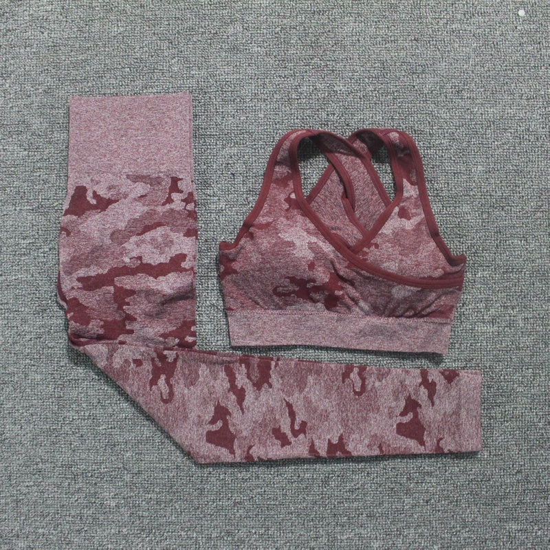 SET Camouflage Träningskläder