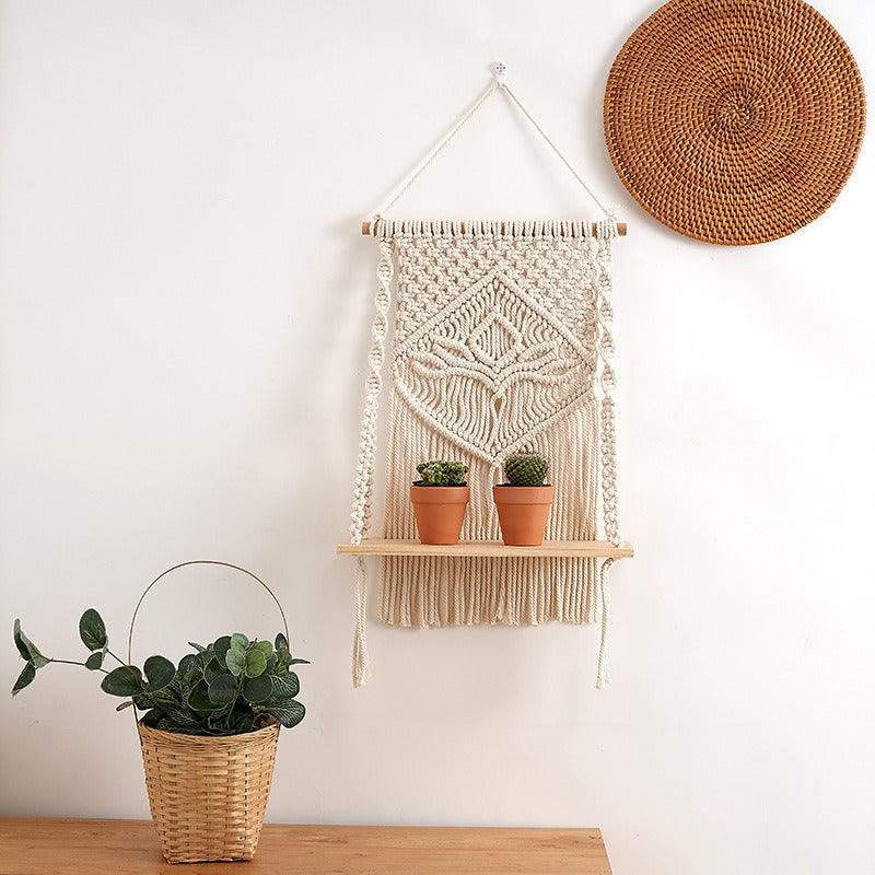 Macrame vägghylla - Villarudskogen