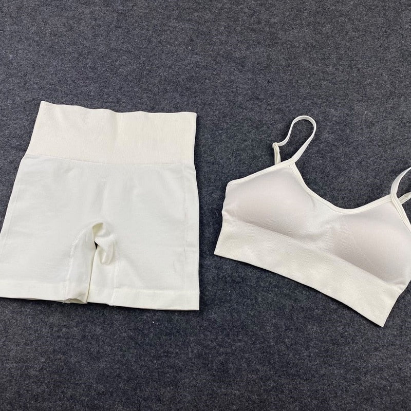 Seamless Yoga Set Träningsset
