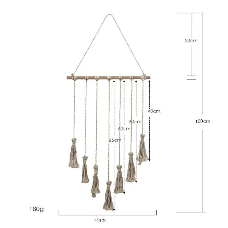 Macrame Väggdekoration - Villarudskogen