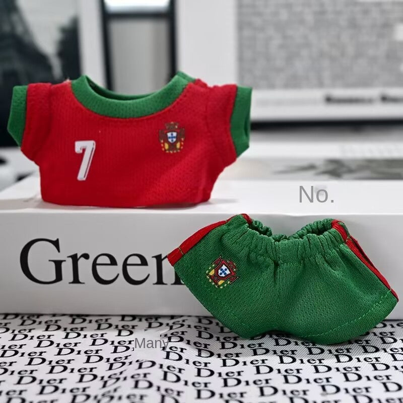 Labubu Doll Clothing Jersey 17cm Pendant First and Second Generation