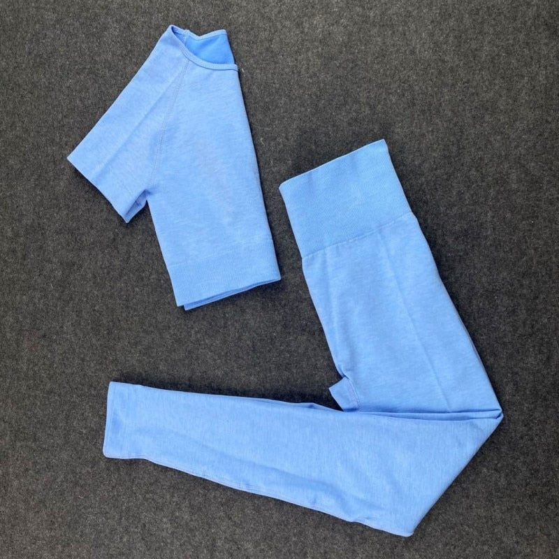 Seamless Yoga Set Träningsset