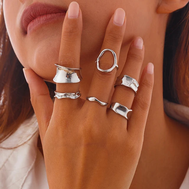 6Pcs/Set Ring