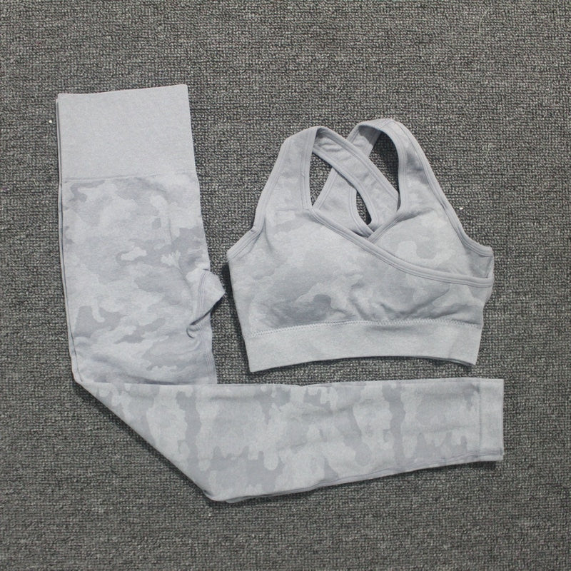 SET Camouflage Träningskläder