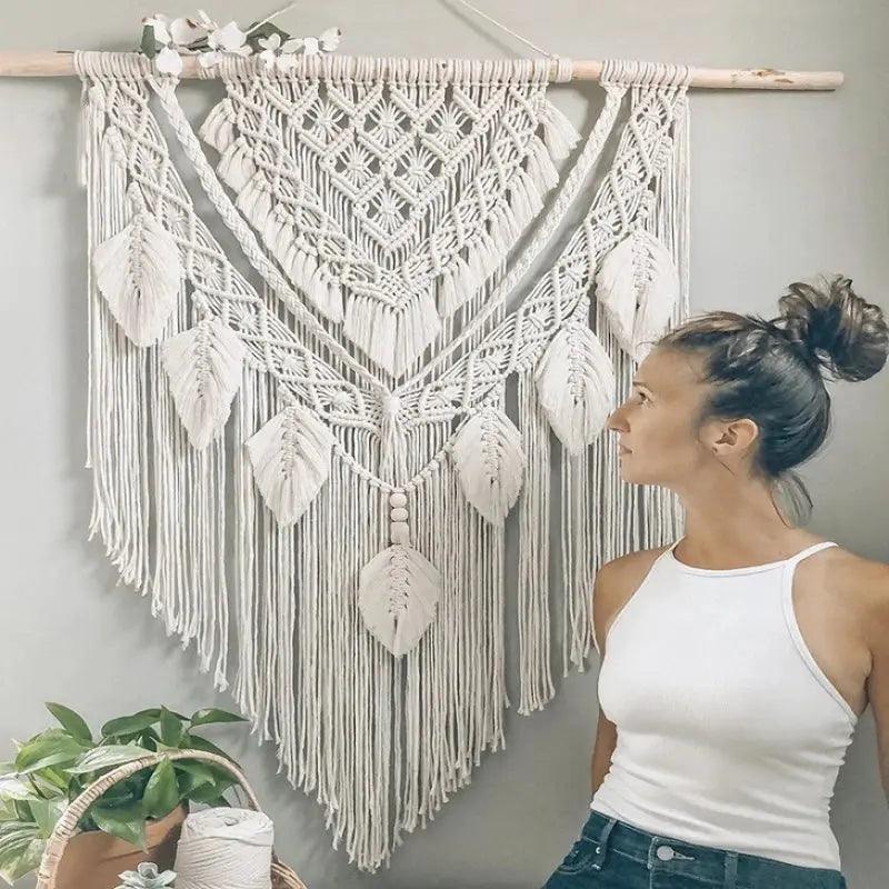 Macrame Väggdekoration - Villarudskogen