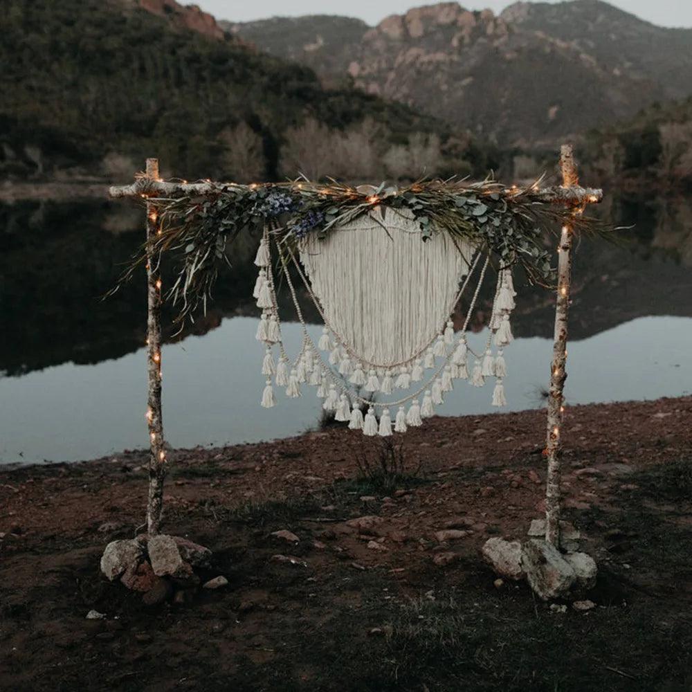 Macrame väggdekoration - Villarudskogen