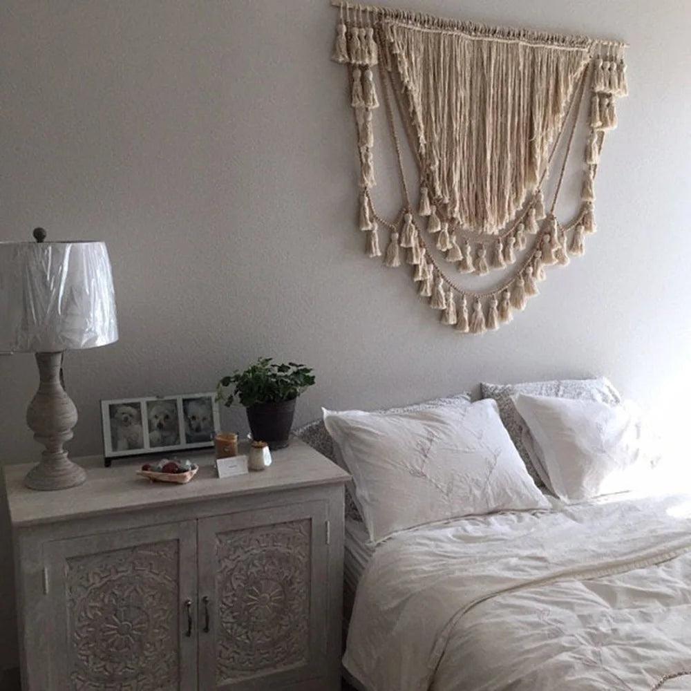 Macrame väggdekoration - Villarudskogen