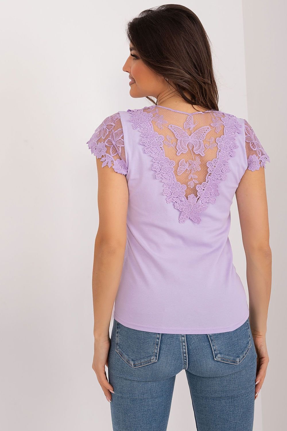 Top with lace detail Factory Price