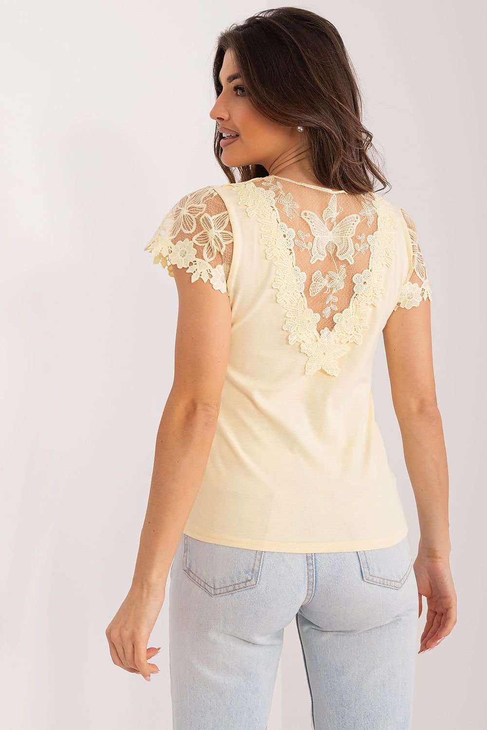 Top with lace detail Factory Price