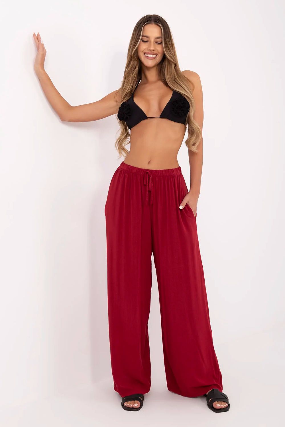 Women trousers model 214045 Italy Moda
