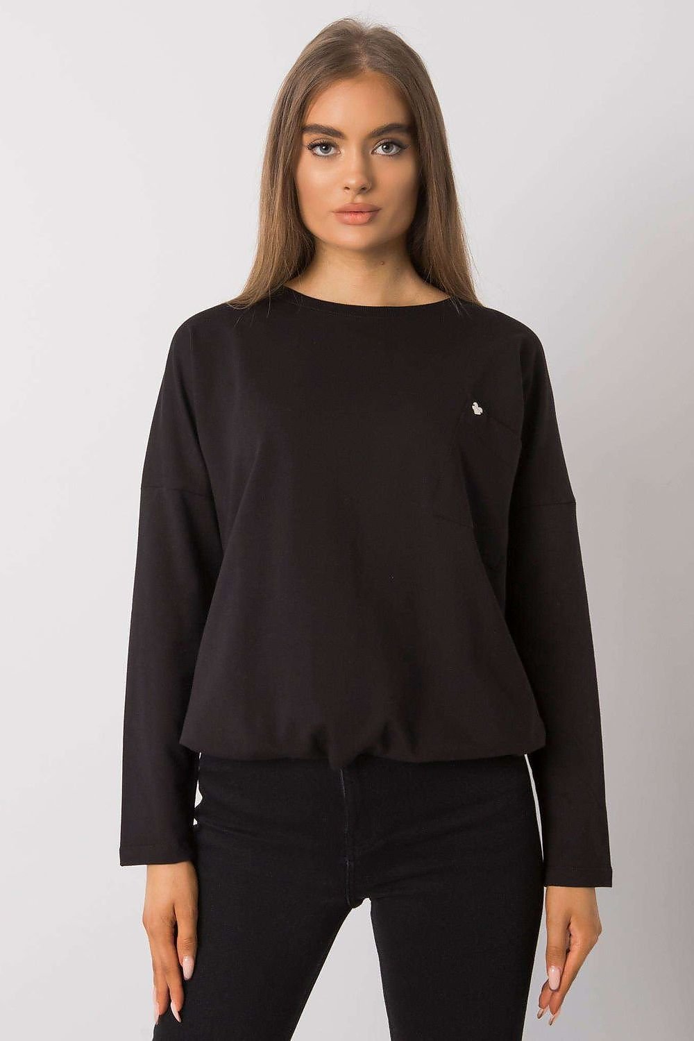 Blus lös sittandes passform BFG
